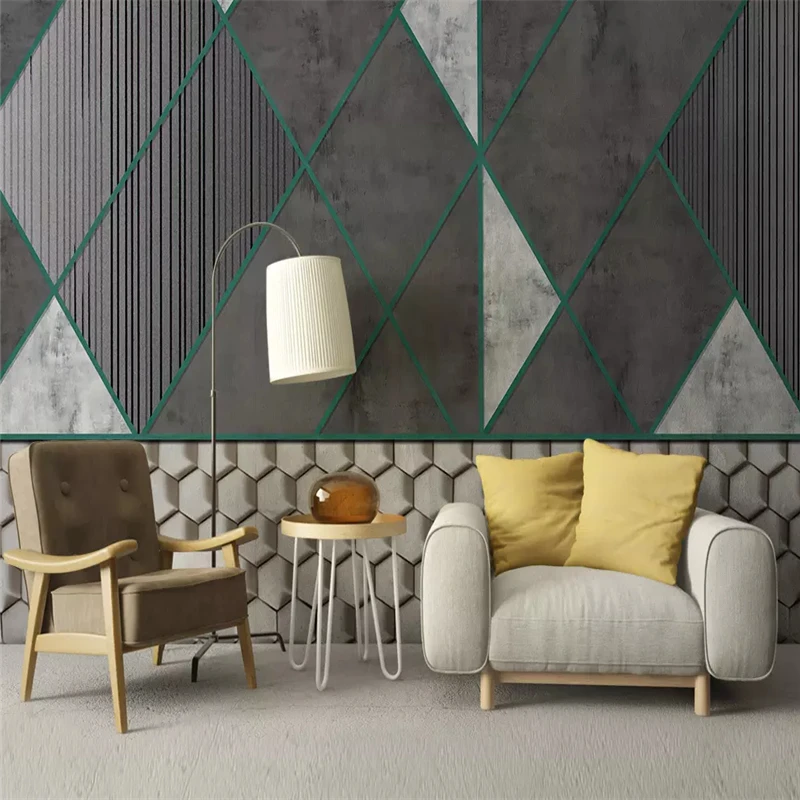 Decorative wallpaper Modern simple style geometry 3d white Mosaic Mosaic background wall painting
Decorative wallpaper Modern simple style geometry 3d white Mosaic Mosaic background wall painting