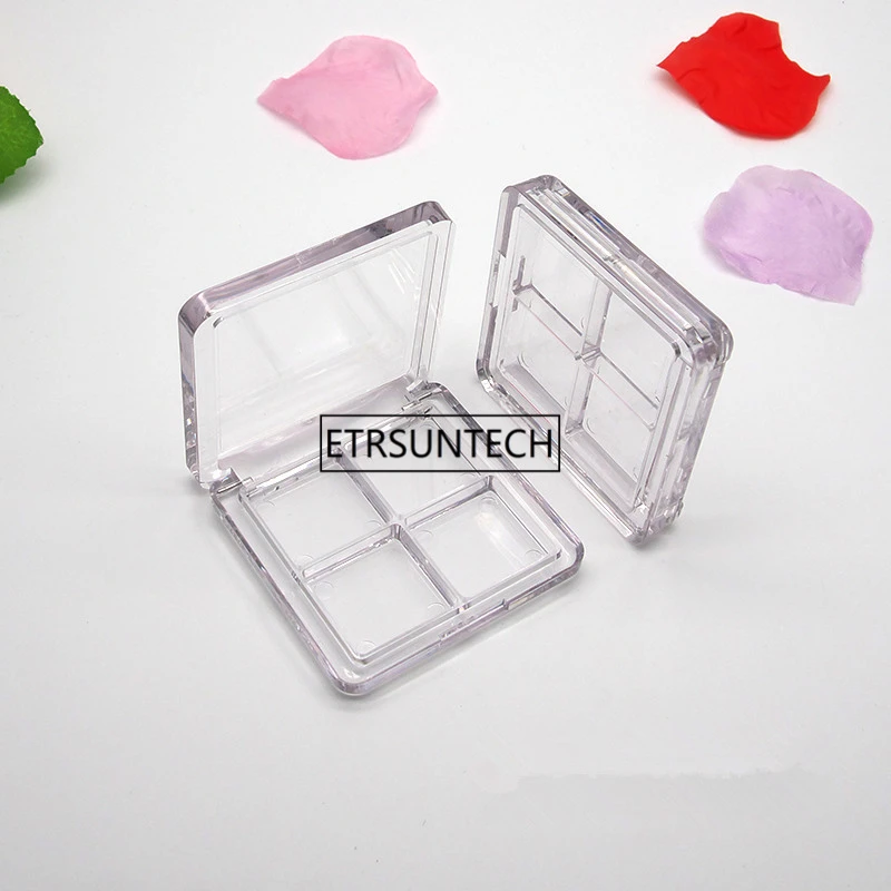 100pcs Empty Eye shadow jars 4 Grids,Clear DIY Make up Powder Compact Cosmetic Packing container F2940
100pcs Empty Eye shadow jars 4 Grids,Clear DIY Make up Powder Compact Cosmetic Packing container F2940