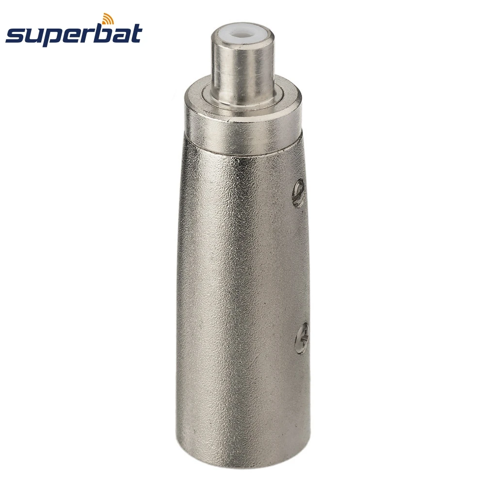 Металлический адаптер Superbat RCA -XLR, 3-контактный штекер-гнездо RCA, прямой Бесплатный подвесной
Металлический адаптер Superbat RCA -XLR, 3-контактный штекер-гнездо RCA, прямой Бесплатный подвесной
