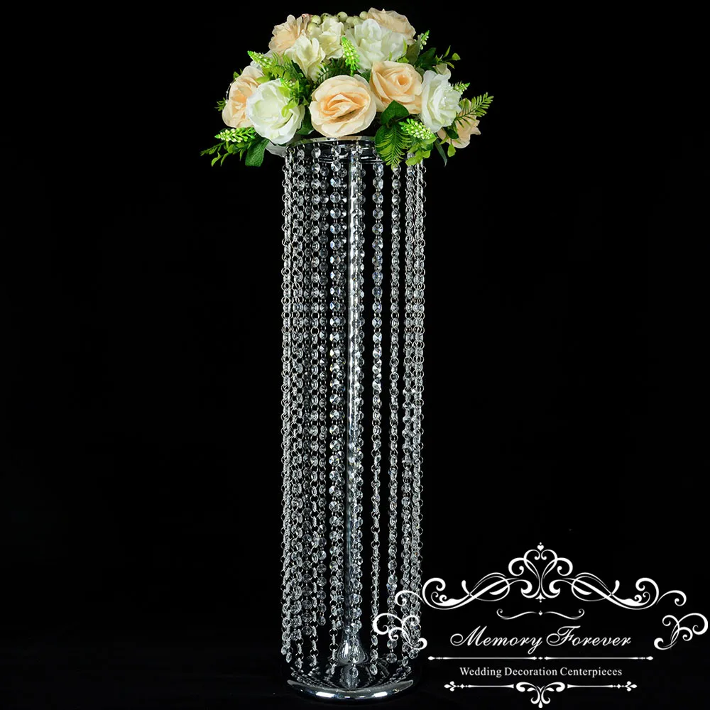 Wedding Aisle Decoration Crystal Flower Stand Chandelier Centerpiece Table Decor Vase Acrylic Silver Holder
Wedding Aisle Decoration Crystal Flower Stand Chandelier Centerpiece Table Decor Vase Acrylic Silver Holder