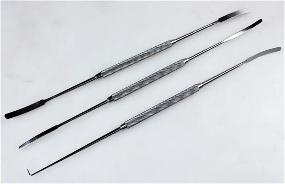 orthopedic instrument Brain meninger Meningeal dissector spine vertebra cord nerve root Periosteum dissection pull hook Stripper
orthopedic instrument Brain meninger Meningeal dissector spine vertebra cord nerve root Periosteum dissection pull hook Stripper