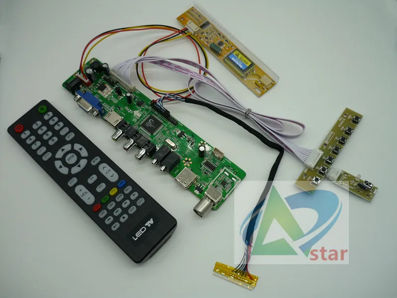 (TV+HDMI+VGA+AV+USB+AUDIO)10 inch - 18.4 inch laptop LCD screen LCD controller board DIY kit
(TV+HDMI+VGA+AV+USB+AUDIO)10 inch - 18.4 inch laptop LCD screen LCD controller board DIY kit