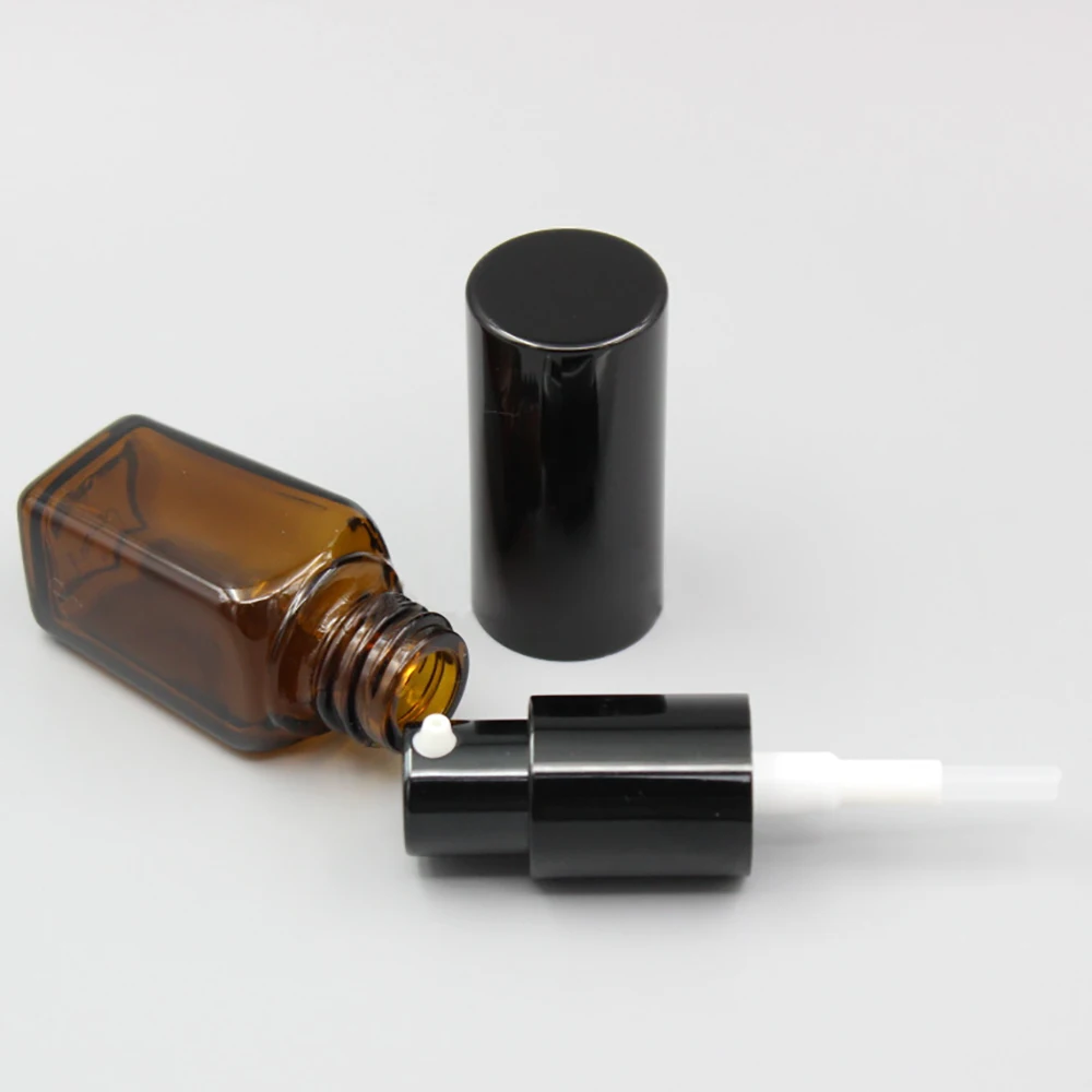 10ml square amber glass vial skin care packaging bottle empty glass lotion bottle
10ml square amber glass vial skin care packaging bottle empty glass lotion bottle