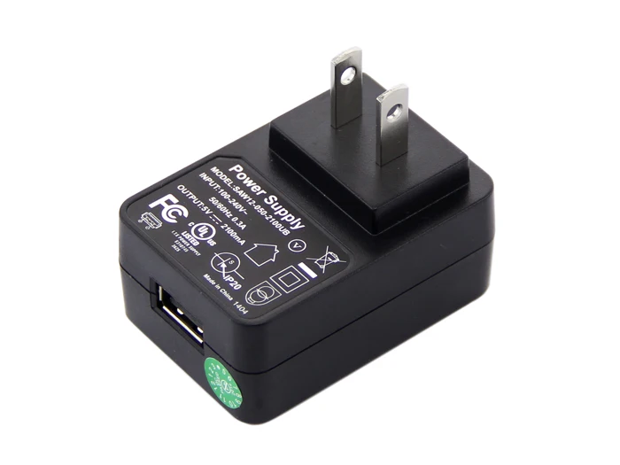 American Standard USB Power Plug 5VDC 2.1A - FCC UL Raspberry Power Plug winder
American Standard USB Power Plug 5VDC 2.1A - FCC UL Raspberry Power Plug winder