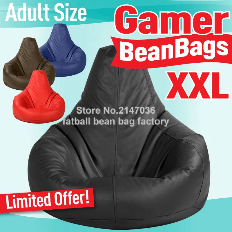 Gamer bean bag XXL, adults size BIG beanbag sofa chair, portable bean bag furniture cushion , Waterproof beach chair
Gamer bean bag XXL, adults size BIG beanbag sofa chair, portable bean bag furniture cushion , Waterproof beach chair