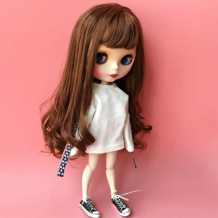 B001 Blyth Doll bjd clothes 30cm 1/6 dolls Azone Accessories long sleeve T-shirt white color 1pcs
B001 Blyth Doll bjd clothes 30cm 1/6 dolls Azone Accessories long sleeve T-shirt white color 1pcs
