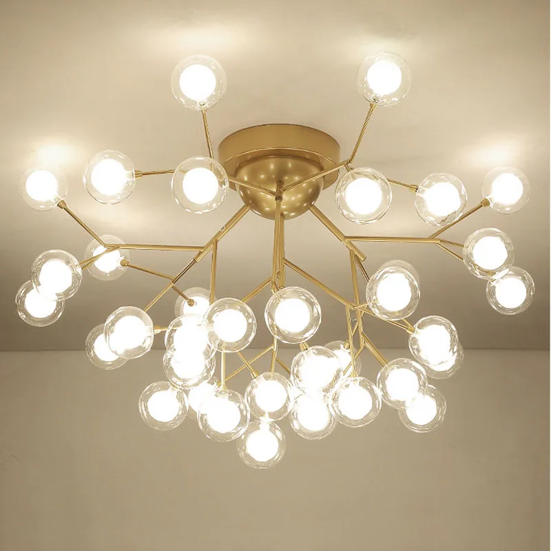 Creative Glass Ceiling Chandelier Glass Bubble Ceiling Mounted Modern Decoration Chandeliers for Living Room Bedroom Foyer 
Creative Glass Ceiling Chandelier Glass Bubble Ceiling Mounted Modern Decoration Chandeliers for Living Room Bedroom Foyer