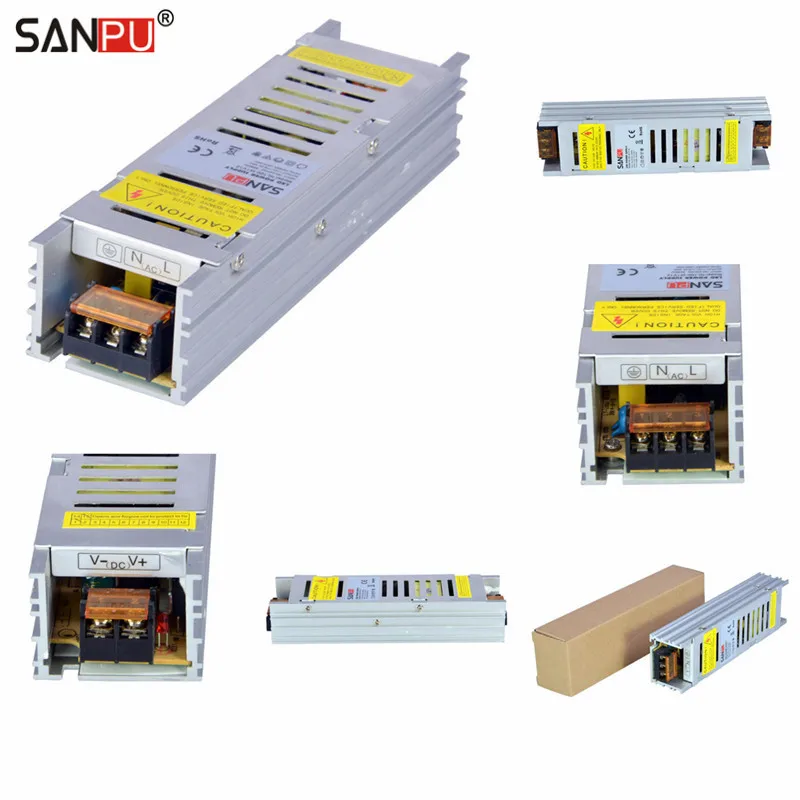 SANPU 230V AC to 12V DC Converters 100W 8A Switch Power Supplies Drivers Lighting Transformers Full Container Load Wholesale
SANPU 230V AC to 12V DC Converters 100W 8A Switch Power Supplies Drivers Lighting Transformers Full Container Load Wholesale