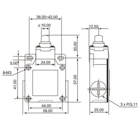 CSA-001 Factory Supply Waterproof Switch  IP66 Good Quality Travel Switch