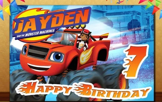 custom Blaze Car Birthday Party backdrop High quality Computer print children kids background
custom Blaze Car Birthday Party backdrop High quality Computer print children kids background
