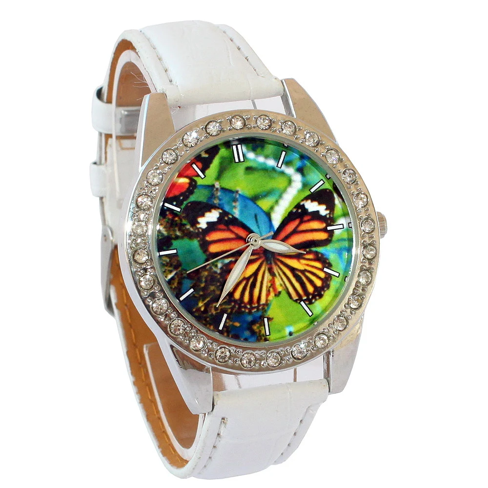 Flower Butterfly Ladies Luxury Leather Women Dress Watches Wristwatch Fashion Bracelet Female Round Quartz Watch
Flower Butterfly Ladies Luxury Leather Women Dress Watches Wristwatch Fashion Bracelet Female Round Quartz Watch