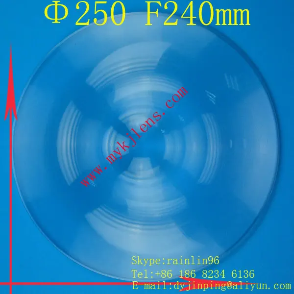 Fresnel lens Diameter 250 focal length240mm stage lighting condenser lens thread,magnify lens,traffic light fresnel lens
Fresnel lens Diameter 250 focal length240mm stage lighting condenser lens thread,magnify lens,traffic light fresnel lens