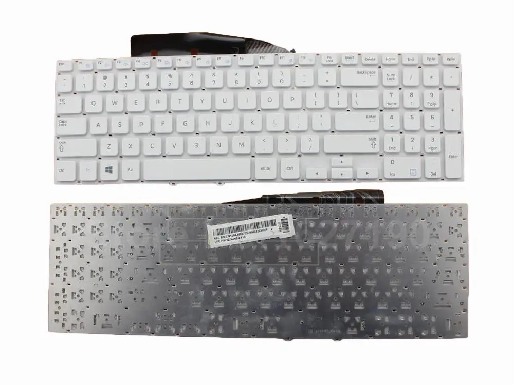 US Keyboard For SAMSUNG 300 Series 15.6" NP355V5C WHITE Win8 PN: 9Z.N4NSN.401 M54SN 01 New Laptop Keyboards With
US Keyboard For SAMSUNG 300 Series 15.6" NP355V5C WHITE Win8 PN: 9Z.N4NSN.401 M54SN 01 New Laptop Keyboards With