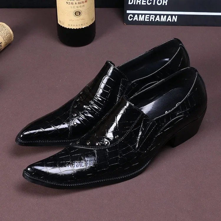 Spring summer men dress shoes leather black crocodile skin oxford shoes for men elegant classic slip on formal office brogues
Spring summer men dress shoes leather black crocodile skin oxford shoes for men elegant classic slip on formal office brogues
