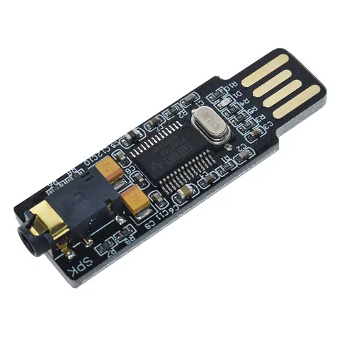 Mini PCM2704 USB Audio Sound Card DAC Decoder Board Plug & Play Free Driver For PC Laptop