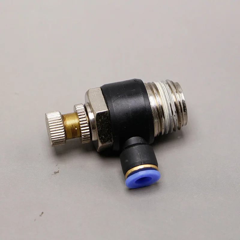 Tube 6mm Thread G 1/2 Pneumatic throttle valve Fitting SL series pneumatically Quick Connector exhaust valve SL6-04
Tube 6mm Thread G 1/2 Pneumatic throttle valve Fitting SL series pneumatically Quick Connector exhaust valve SL6-04
