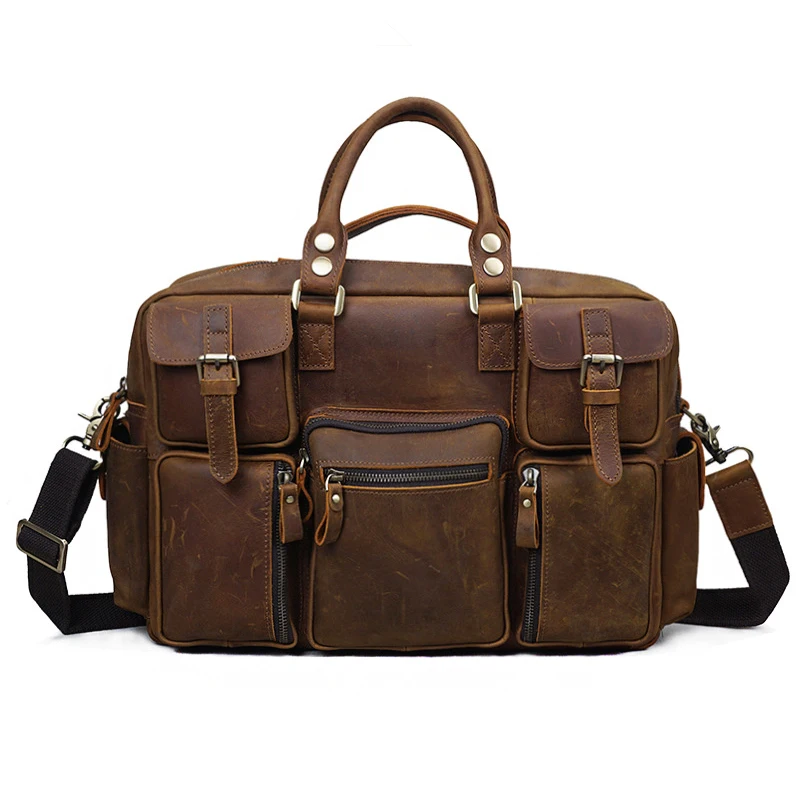 2023 Vintage Genuine Leather Men Handbag Retro Crazy Horse Boys Shoulder Crossbody Bag Large Capacity Travel Handbags Briefcase
2023 Vintage Genuine Leather Men Handbag Retro Crazy Horse Boys Shoulder Crossbody Bag Large Capacity Travel Handbags Briefcase
