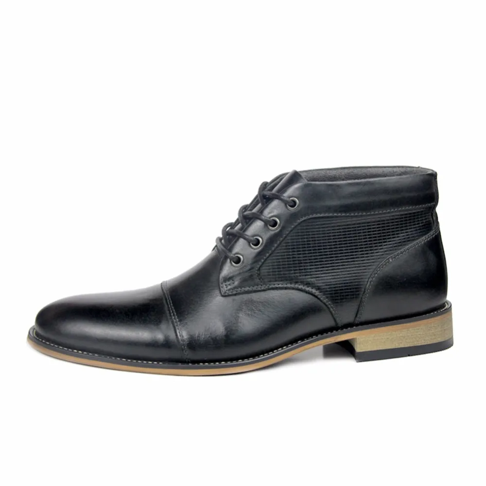 Men Genuine Leather Boots Luxury Trainers Winter Ankle Dress Boots Lace Up Shoes Men Business Casual High Top Shoes Big Size
Men Genuine Leather Boots Luxury Trainers Winter Ankle Dress Boots Lace Up Shoes Men Business Casual High Top Shoes Big Size