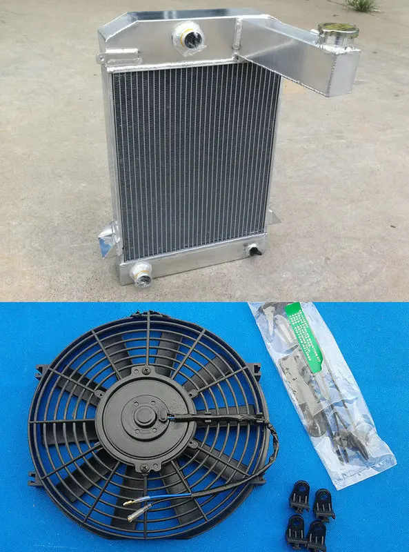 High-per 3 Row aluminum alloy radiator + FAN for fit Triumph TR2/TR3/TR3A/TR3B MT
High-per 3 Row aluminum alloy radiator + FAN for fit Triumph TR2/TR3/TR3A/TR3B MT