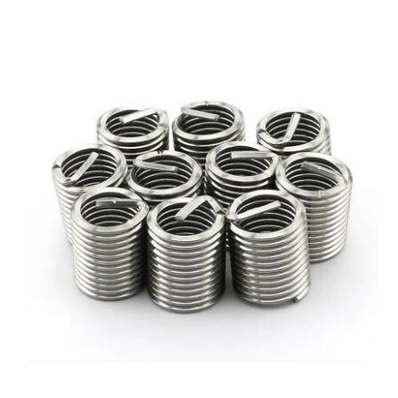 100pcs/lot M2*0.4, M2.5*0.45*1D/1.5D/2D/2.5D/3D Wire Thread Insert /Screw Bushing/Thread Repair/DIN8140/Stainless Steel
100pcs/lot M2*0.4, M2.5*0.45*1D/1.5D/2D/2.5D/3D Wire Thread Insert /Screw Bushing/Thread Repair/DIN8140/Stainless Steel