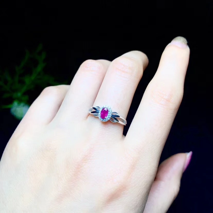 Beautiful Natural Ruby Gemstone Ring for Women Jewelry Real 925 Silver Gold Plated Three Color Girl Gift Birthstone
Beautiful Natural Ruby Gemstone Ring for Women Jewelry Real 925 Silver Gold Plated Three Color Girl Gift Birthstone