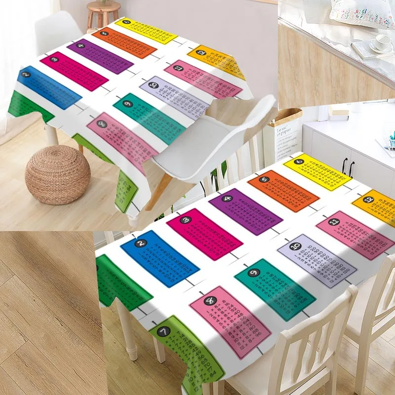New Multiplication Table Table Cloth Oxford Fabric Waterproof Oilproof Table Cover For Wedding Children Party Decoration Cover
New Multiplication Table Table Cloth Oxford Fabric Waterproof Oilproof Table Cover For Wedding Children Party Decoration Cover
