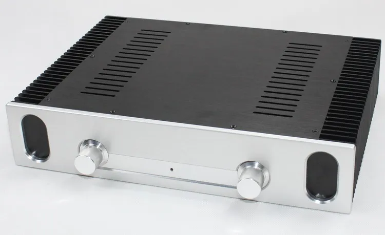 BZ430905 Full aluminum amplifier chassis / Class A power amplifier / AMP Enclosure / case / DIY box (430*90*308mm)
BZ430905 Full aluminum amplifier chassis / Class A power amplifier / AMP Enclosure / case / DIY box (430*90*308mm)