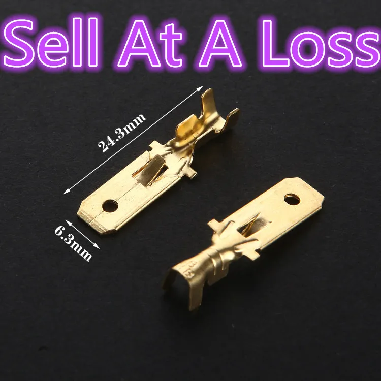 20pcs 6.3mm Copper L15 Male Wire Splice Crimp Terminal Spade Connector Sell At A Loss USA Belarus Ukraine
20pcs 6.3mm Copper L15 Male Wire Splice Crimp Terminal Spade Connector Sell At A Loss USA Belarus Ukraine