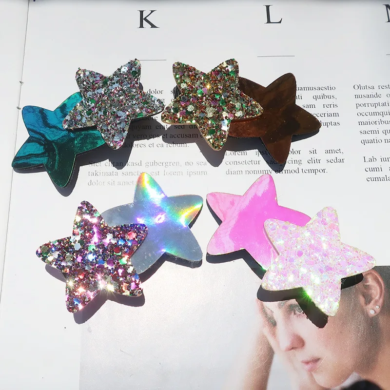 Boutique ins 12pcs Fashion Cute Glossy Laser Star Hairpins Glitter Star Hair Clips Princess Headwear Hair Accessories
Boutique ins 12pcs Fashion Cute Glossy Laser Star Hairpins Glitter Star Hair Clips Princess Headwear Hair Accessories