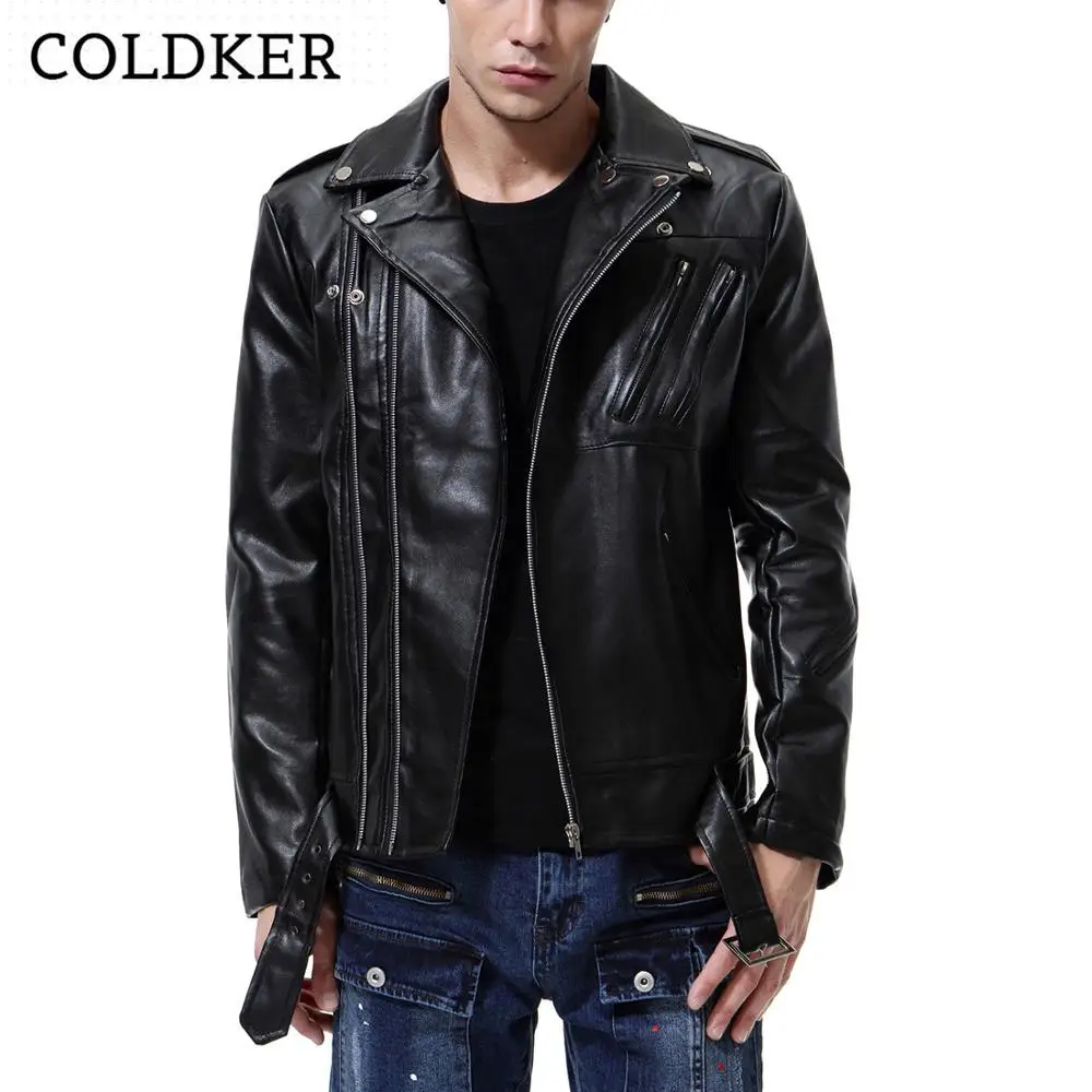 COLDKER PU Motorcycle Leather Jacket Men Big size M-5XL Korean Fashion Black Jacket coat chaqueta cuero Casual Winter Coat
COLDKER PU Motorcycle Leather Jacket Men Big size M-5XL Korean Fashion Black Jacket coat chaqueta cuero Casual Winter Coat