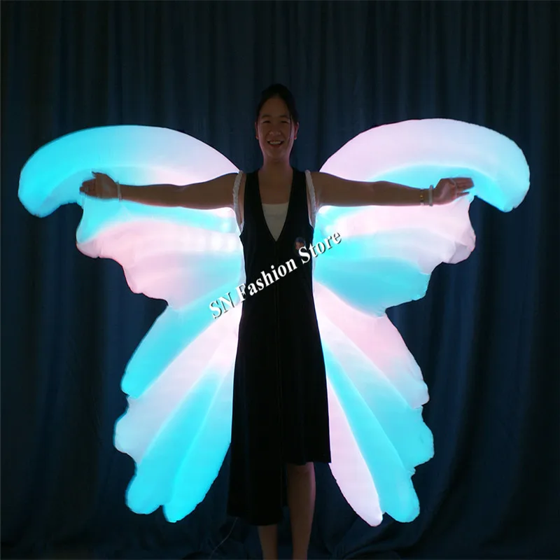 TC-185 Programmable Inflatable full color led costumes ballroom dance butterfly wings women dress light luminous colorful wears
TC-185 Programmable Inflatable full color led costumes ballroom dance butterfly wings women dress light luminous colorful wears