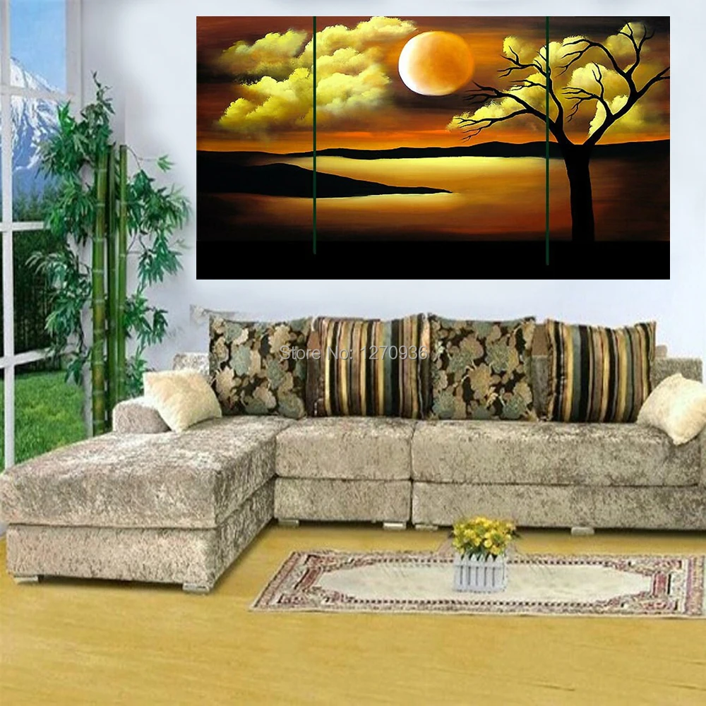 Handmade Calligraphy Wall Artwork Modern Landscape Hand-painted Night the Moon and Treee Home Decorative Oil Painting on Canvas
Handmade Calligraphy Wall Artwork Modern Landscape Hand-painted Night the Moon and Treee Home Decorative Oil Painting on Canvas