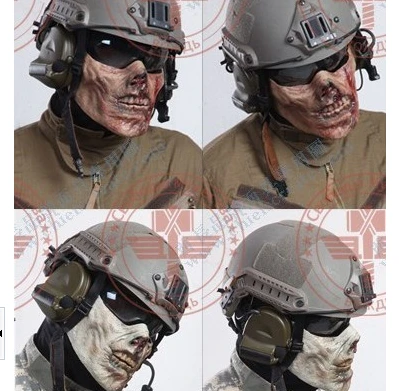 Durable Tactical Mask Zombie Skeleton Skull Bone Half Face Mask for Sport Airsoft Movie Prop Cosplay Hunting Masks M05
Durable Tactical Mask Zombie Skeleton Skull Bone Half Face Mask for Sport Airsoft Movie Prop Cosplay Hunting Masks M05