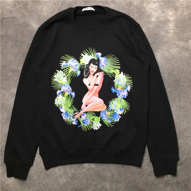 New 2018 Men High Punk Naked Girl flower Hoodies Hoody hooded Sweatshirts velvet Cotton Drake Thick Fleece Street Hip hop #H40
New 2018 Men High Punk Naked Girl flower Hoodies Hoody hooded Sweatshirts velvet Cotton Drake Thick Fleece Street Hip hop #H40