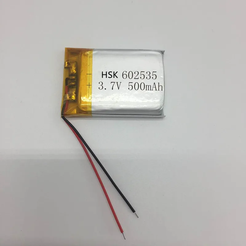 Free shipping by DHL Fedex 500pcs 602535 062535 3.7V 350mAh Lithium Rechargeable battery Electric hair clipper battery
Free shipping by DHL Fedex 500pcs 602535 062535 3.7V 350mAh Lithium Rechargeable battery Electric hair clipper battery