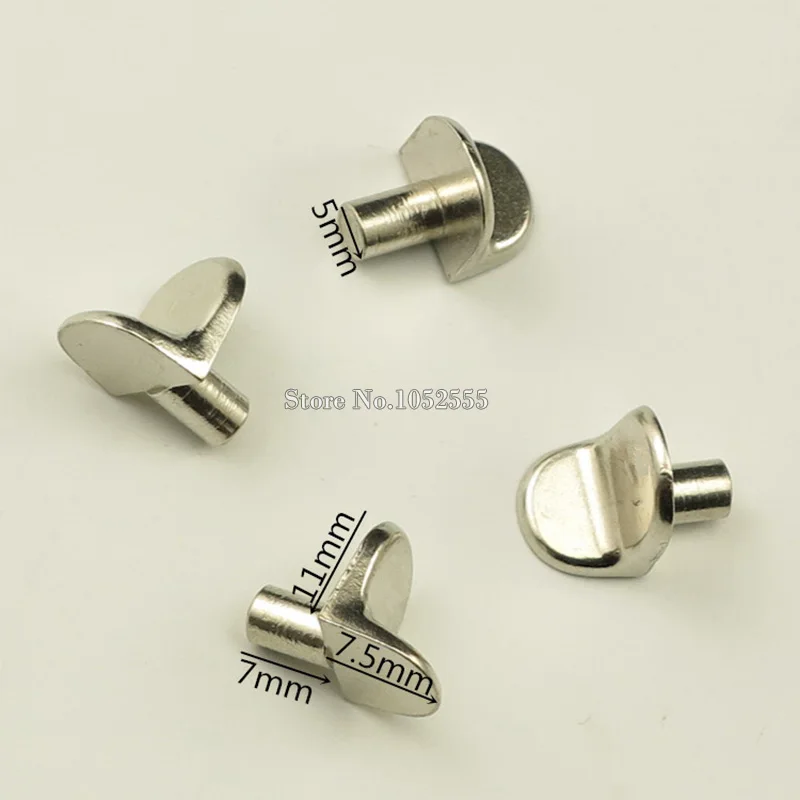50PCS/lot 5mm Furniture Shelf Holder Support Metal brackets Pin Glass/Cupboard/Chair Supporter Silver Tone K304
50PCS/lot 5mm Furniture Shelf Holder Support Metal brackets Pin Glass/Cupboard/Chair Supporter Silver Tone K304