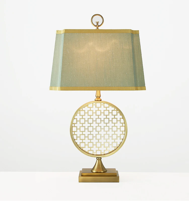 New Chinese Style Modern Golden Mesh Table Lamps American Designer Sample Room Living Room Study Bedroom Art Decoration
New Chinese Style Modern Golden Mesh Table Lamps American Designer Sample Room Living Room Study Bedroom Art Decoration