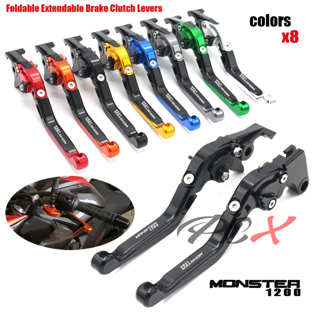 For DUCATI MONSTER 1200/S/R 2014-2017 MONSTER 1100 2009-2013 Motorcycle Accessories Folding Extendable Brake Clutch Levers
For DUCATI MONSTER 1200/S/R 2014-2017 MONSTER 1100 2009-2013 Motorcycle Accessories Folding Extendable Brake Clutch Levers