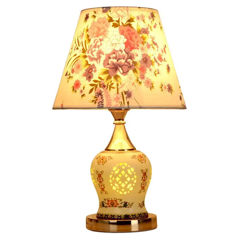 Bedroom Table Lights Chinese Fabric Ceramic body beside Study Room Desk Lamp Hotel Restaurant Traditional desk Lights
Bedroom Table Lights Chinese Fabric Ceramic body beside Study Room Desk Lamp Hotel Restaurant Traditional desk Lights