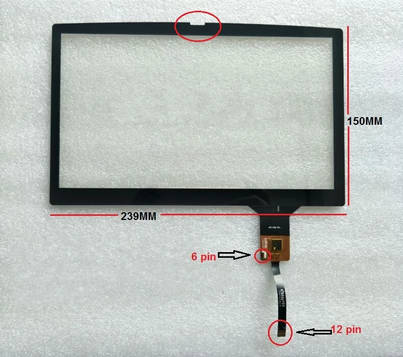 New capacitive touch screen 230*150 6 pin and 12 pin for car dvd gps 130 mm * 150 mm
New capacitive touch screen 230*150 6 pin and 12 pin for car dvd gps 130 mm * 150 mm