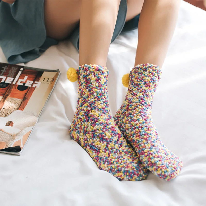 Women Winter Thicken Knitted Thermal Socks Coral Cashmere Velvet Home Indoor Soft Floor Socks High Quality Warm Cake Socks
Women Winter Thicken Knitted Thermal Socks Coral Cashmere Velvet Home Indoor Soft Floor Socks High Quality Warm Cake Socks