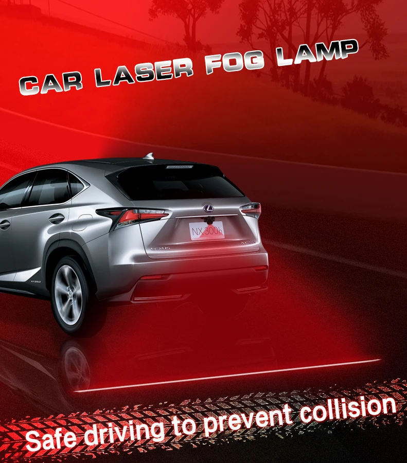 New Anti-Fog Car Laser Light Anti-collision laser LED Laser Fog Light Car safety Warning Radiation parking Light New car styling
New Anti-Fog Car Laser Light Anti-collision laser LED Laser Fog Light Car safety Warning Radiation parking Light New car styling