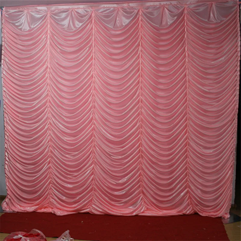 High Quality 3x3m Ice Silk Fabric Water Wave Style Backdrops For Wedding Party Banquet Birthday Decoration
High Quality 3x3m Ice Silk Fabric Water Wave Style Backdrops For Wedding Party Banquet Birthday Decoration