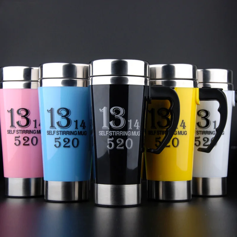 500ML Automatic mixing coffee cup / mug drinkware stainless steel coffee mug self stirring cup electric mixing cup tea cup copo
500ML Automatic mixing coffee cup / mug drinkware stainless steel coffee mug self stirring cup electric mixing cup tea cup copo