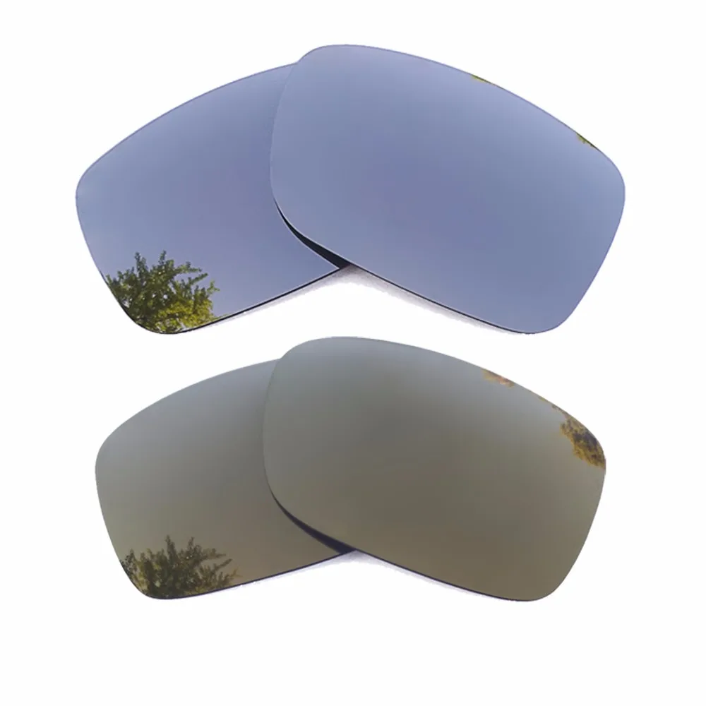 Silver Mirrored & Bronze Gold Mirrored Polarized Replacement Lenses for Crankshaft Frame 100% UVA & UVB
Silver Mirrored & Bronze Gold Mirrored Polarized Replacement Lenses for Crankshaft Frame 100% UVA & UVB