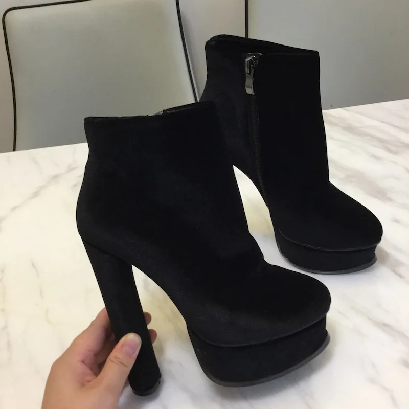 Ankle Boots Women Platform High Heels Zip Shoes Thick Heel Short Boot Ladies Casual Footwear Drop Shipping
Ankle Boots Women Platform High Heels Zip Shoes Thick Heel Short Boot Ladies Casual Footwear Drop Shipping