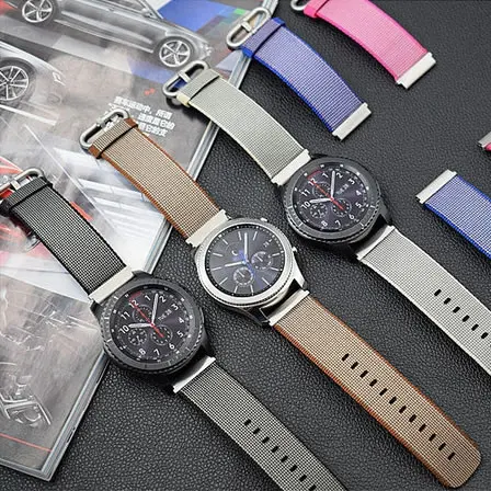 20-22mm Nylon Watch Band For Huawei Watch 2 Pro Strap For Samsung Gear S3 Classic Frontier Gear Sport Huami 1 2 Watch Bracelet
20-22mm Nylon Watch Band For Huawei Watch 2 Pro Strap For Samsung Gear S3 Classic Frontier Gear Sport Huami 1 2 Watch Bracelet