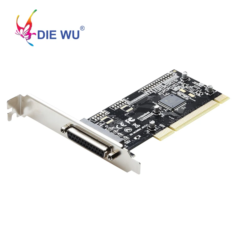 Контроллер платы расширения DIEWU PCI с параллельным портом, плата преобразователя PCI в DB25 принтер LPT ASIX 9865 TXB084
Контроллер платы расширения DIEWU PCI с параллельным портом, плата преобразователя PCI в DB25 принтер LPT ASIX 9865 TXB084