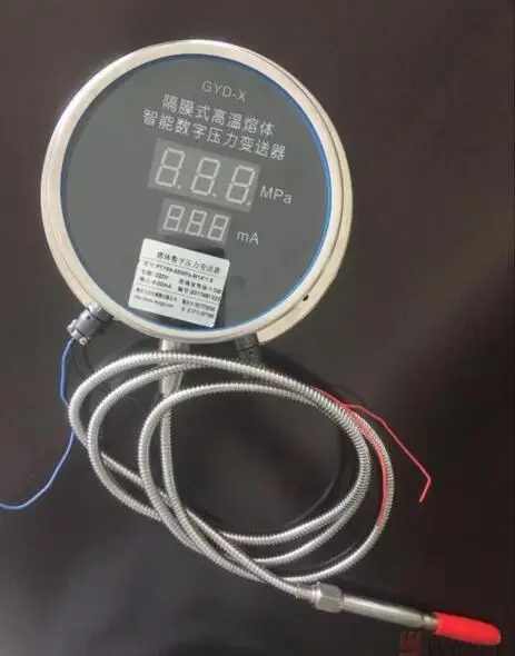 FREE SHIPPING original diaphragm type digital display with output high temperature melt pressure transmitter GYD-35MPA sensor
FREE SHIPPING original diaphragm type digital display with output high temperature melt pressure transmitter GYD-35MPA sensor