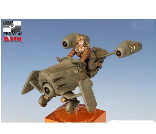 Unpainted Kit 1/35 Female pilot with the hover bike and figure Resin Figure miniature garage kit
Unpainted Kit 1/35 Female pilot with the hover bike and figure Resin Figure miniature garage kit